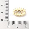 Rack Plating Brass Micro Pave Clear Cubic Zirconia Cabochons KK-L224-022G-3