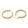 Ion Plating(IP) 304 Stainless Steel Hoop Earrings for Women EJEW-Z066-03G-2