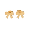 Plating 304 Stainless Steel Stud Earrings for Women EJEW-S233-01G-01-1