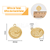 18Pcs 3 Colors 201 Stainless Steel Pendants STAS-DC0013-43-2