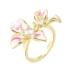 Barss Enamel Cuff Open Rings for Women KK-CBA1C83-01B-G-4