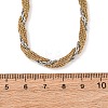 4MM 304 Stainless Steel Rope Chain Necklaces NJEW-Z095-01GP-01-4