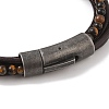 Braided Microfiber Leather Multi-strand Bracelets BJEW-B096-16B-3