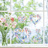 Waterproof PVC Colored Laser Stained Window Film Adhesive Stickers DIY-WH0256-060-7
