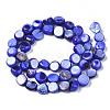 Natural Trochid Shell/Trochus Shell Beads Strands SHEL-S258-083-3