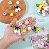 59pcs 12 Styles Silicone Beads SIL-SZ0002-26-3