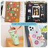 6 Styles Laser Plastic Stickers AJEW-TA0001-62-6