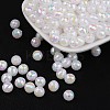 Faceted Colorful Eco-Friendly Poly Styrene Acrylic Round Beads LS-SACR-K001-8mm-78-2