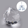 Transparent K9 Glass Pendants GLAA-WH0015-35A-1
