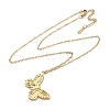 Butterfly 304 Stainless Steel Pendant Necklaces NJEW-L157-06G-4