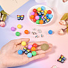 DIY Round/Butterfly Silicone & Brass Rhinestone Beads Findings Kits DIY-TA0011-59-6