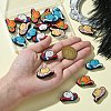 20Pcs 4 Colors Cowboy Hat Food Grade Eco-Friendly Silicone Focal Beads SIL-CJ0002-10-4