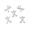 Tarnish Resistant 304 Stainless Steel Charms STAS-K215-20P-1