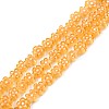 Handmade Millefiori Glass Bead Strands LAMP-N029-017A-06-1