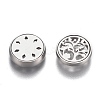 304 Stainless Steel Diffuser Locket Aromatherapy Essential Oil AJEW-N025-10P-4