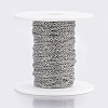 Tarnish Resistant 304 Stainless Steel Cable Chains CHS-H017-01P-20M-2