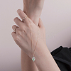 30Pcs 2 Styles Steel & 304 Stainless Steel Wire Pendants STAS-DC0012-65-6