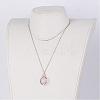 Natural & Synthetic Mixed Stone Pendant Necklaces NJEW-JN01610-2