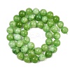 Natural Dyed White Jade Beads Strands GG-CBAEB22-B01-8mm-14-5