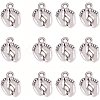 Tibetan Style Zinc Alloy Charms PALLOY-PH0001-24AS-1