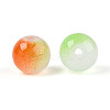 Spray Painting Imitation Jade Glass Beads GLAA-L046-8mm-03C-3
