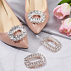   4Pcs 2 Style Alloy Crystal Rhinestone Shoe Decorations AJEW-PH0011-49KCG-5