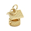Brass Pendants KK-Q006-16G-3