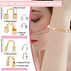 240Pcs 4 Styles Brass Wire Guardian and Protectors KK-BBC0019-11-2