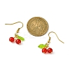 Natural Malaysia Jade Cherry Dangle Earrings EJEW-JE05519-01-3