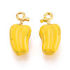 Alloy Enamel Pendants ENAM-N062-05C-G-1