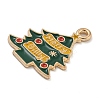 Christmas Theme Alloy Enamel Pendants ENAM-Z019-01H-2