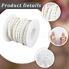 10M Flat Braided Imitation Leather Cords LC-CL0001-04D-5
