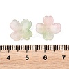 Two Tone Transparent Glass Bead Caps GLAA-Z020-02E-3
