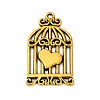 Tibetan Style Alloy Pendants TIBEP-S317-36AG-NR-1