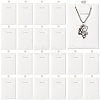 24Pcs PU Leather & Sponge Jewelry Pendant Nceklace Display Cards NDIS-SP0001-03A-02-1