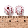 Sports Theme Opaque Acrylic European Beads RB-CBA95A4-04A-03-3