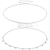 2Pcs Iron Waist Body Chain AJEW-WH20019-21P-1