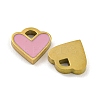 316 Surgical Stainless Steel Enamel Charms STAS-M073-37A-02G-2