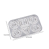 Crystal Drop Glue Diy Pentagram & Flower & Heart & Triangle & Hexagon Connected Flow Sand Pendant Hanging Decoration Silicone Mold LS-PW-WG89A9A-01-2
