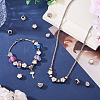 18Pcs 9 Styles 304 Stainless Steel European Bead Rhinestone Settings STAS-TA0003-15-7