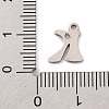 Non-Tarnish 201 Stainless Steel Charms STAS-U016-01P-K-3
