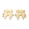 Ion Plating(IP) 304 Stainless Steel Connector Charms STAS-P332-08G-1