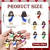 30Pcs 5 Colors Easter PVC Plastic Jesus Display Decoration DJEW-YW0001-10-2