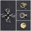 4Pcs 2 Style Quartz Crystal Drawer Knobs FIND-FH0002-85-2