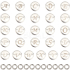 52Pcs 26 Styles 201 Stainless Steel Links STAS-SC0008-87-1