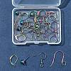 32Pcs 4 Styles Stainless Steel French Earring Hooks & Leverback Earring Findings & Ball Stud Earring Post & Earring Hooks Findings Kits STAS-FS0001-62-7