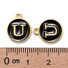 Golden Plated Alloy Charms X-ENAM-S118-02U-3