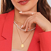 DIY Brass Oval Locket Pendant Necklaces Making Kits NJEW-HY0001-05-5