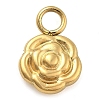 Ion Plating(IP) 304 Stainless Steel Charms STAS-P379-03F-G-1