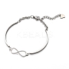Tarnish Resistant 201 Stainless Steel Link Bracelets LS-STAS-F025-11-1
